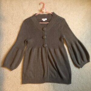 NWOT- Anthropologie/ Aphorism Knit Bishop Sleeve Sweater Size L